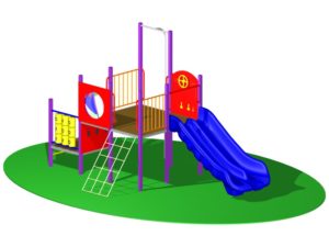 Play Fort 1-4 3D Playground Design of Play Fort 1 - 4