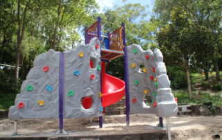 Double climbing wall