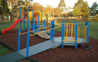 Playground with ramp access